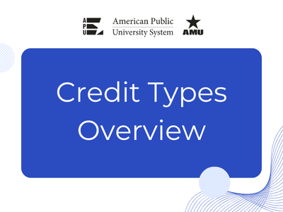 Credit Types Overview