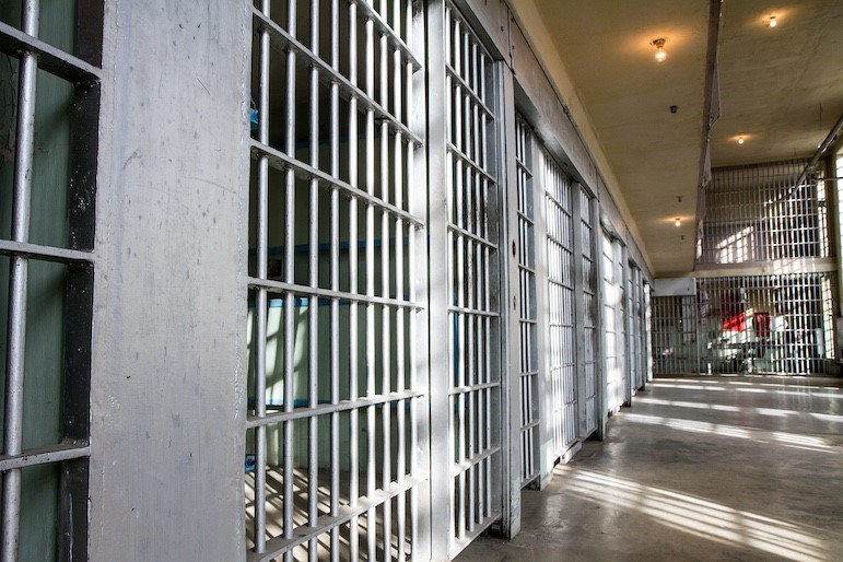 correctional facility holding cells