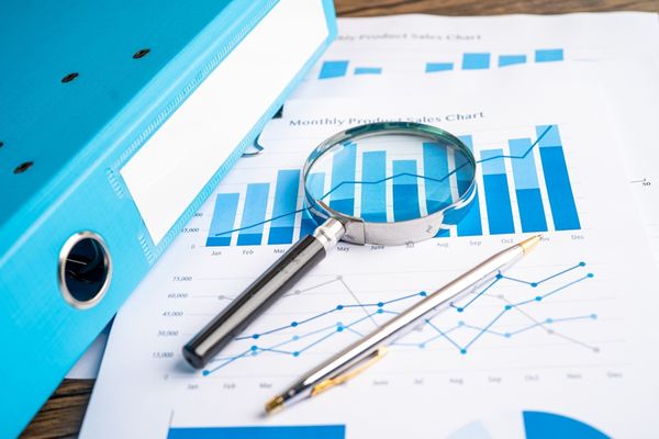 data analytics under magnifying glass