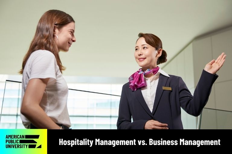 hospitality-management-vs-business-management Hospitality Management degree holder working as concierge