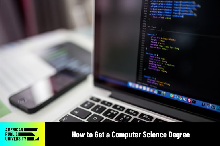 how-to-get-a-computer-science-degree code on computer screen