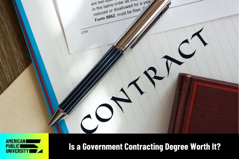 is-a-government-contracting-degree-worth-it contract with pen