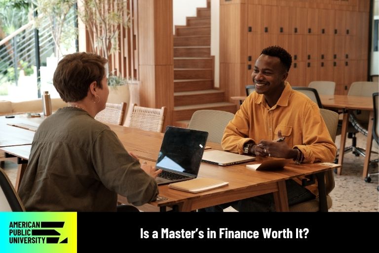 student asking is a master's in finance worth it
