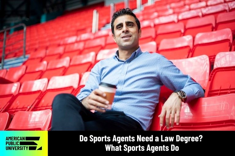 sports agent in bleachers