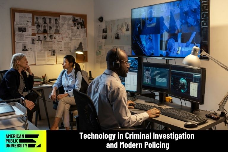 criminal investigators reviewing data