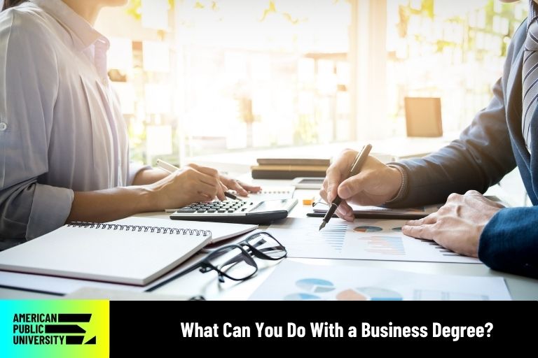 what-can-you-do-with-a-business-degree business professional working with client