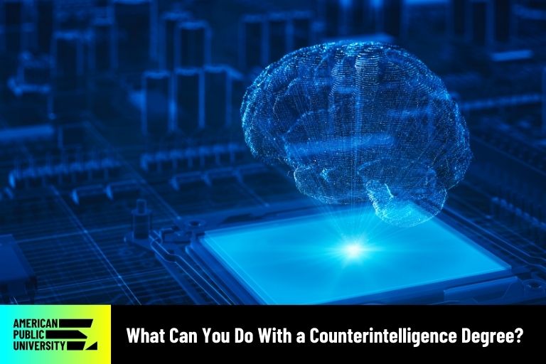 what-can-you-do-with-a-counterintelligence-degree counterintelligence depicted by holographic brain