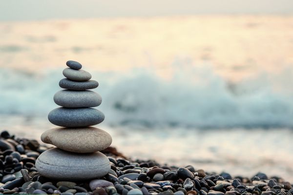 philosophy degree rocks stacked near beach