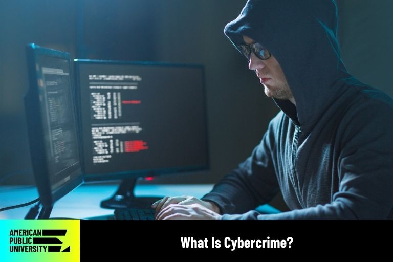 what-is-cybercrime cyber criminal on computer