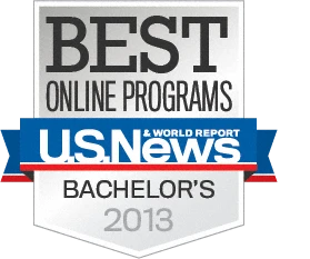 U.S. News & World Report Best Online Bachelor’s Program badge